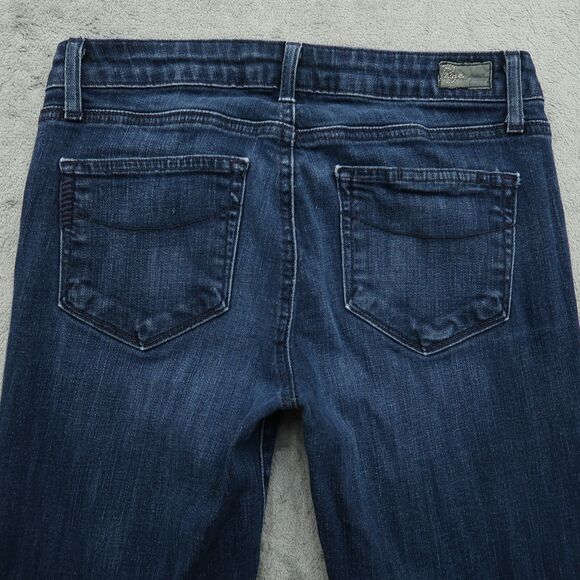 Paige Jeans Women's Size 28 Blue Low-Rise Verdugo Jegging Denim Pants 28" Inseam - Picture 11 of 15